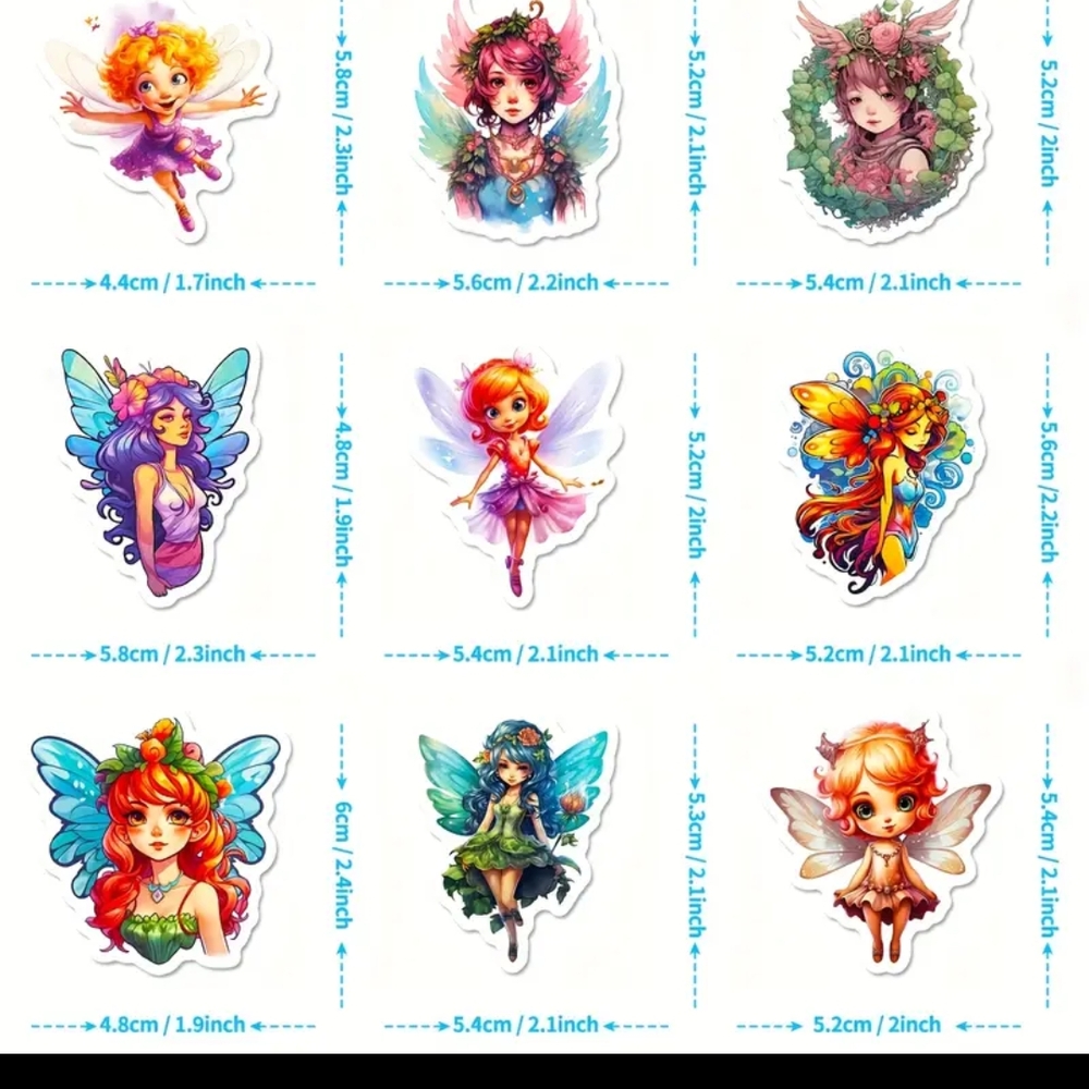 Whimsical Fairy Sticker Collection - Picture 2 of 5